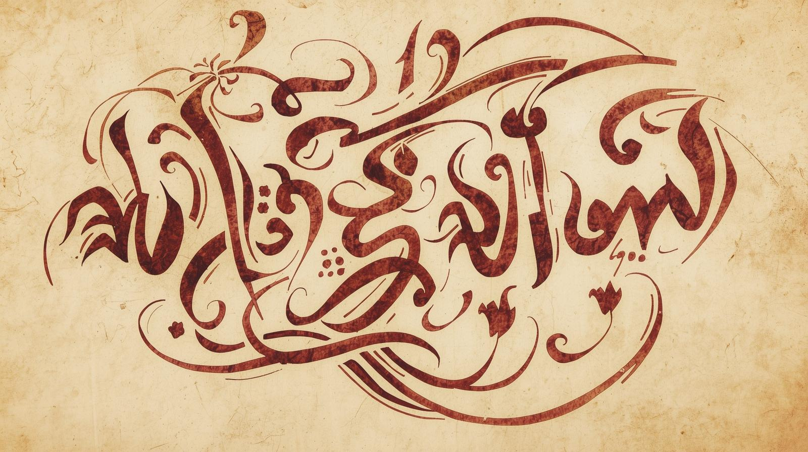 A close-up of a calligraphy

AI-generated content may be incorrect.