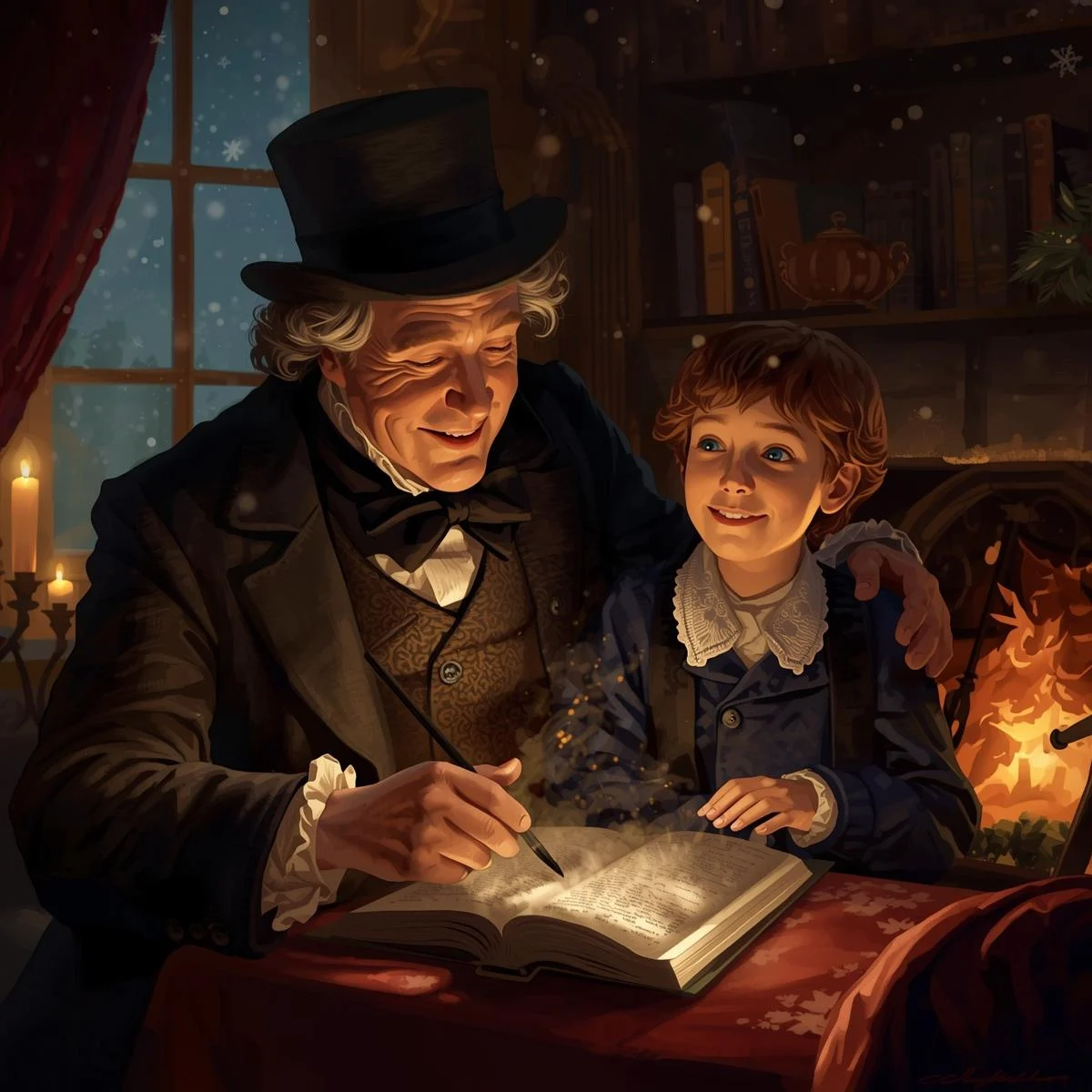 A person and child reading a book

AI-generated content may be incorrect.