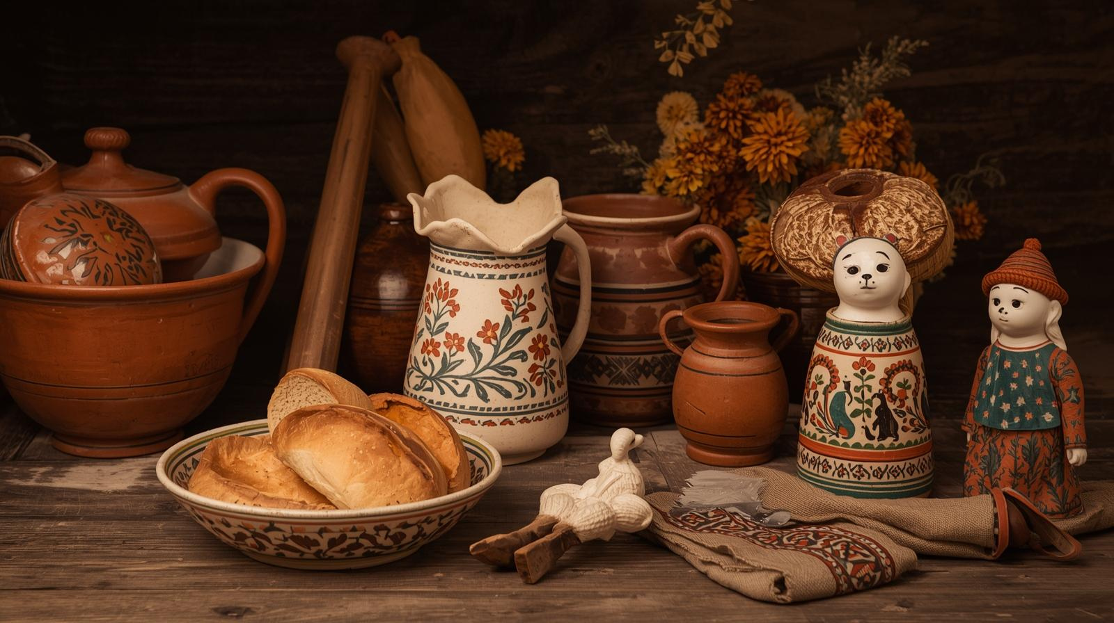 A bowl of bread and a bowl of bread on a table

AI-generated content may be incorrect.