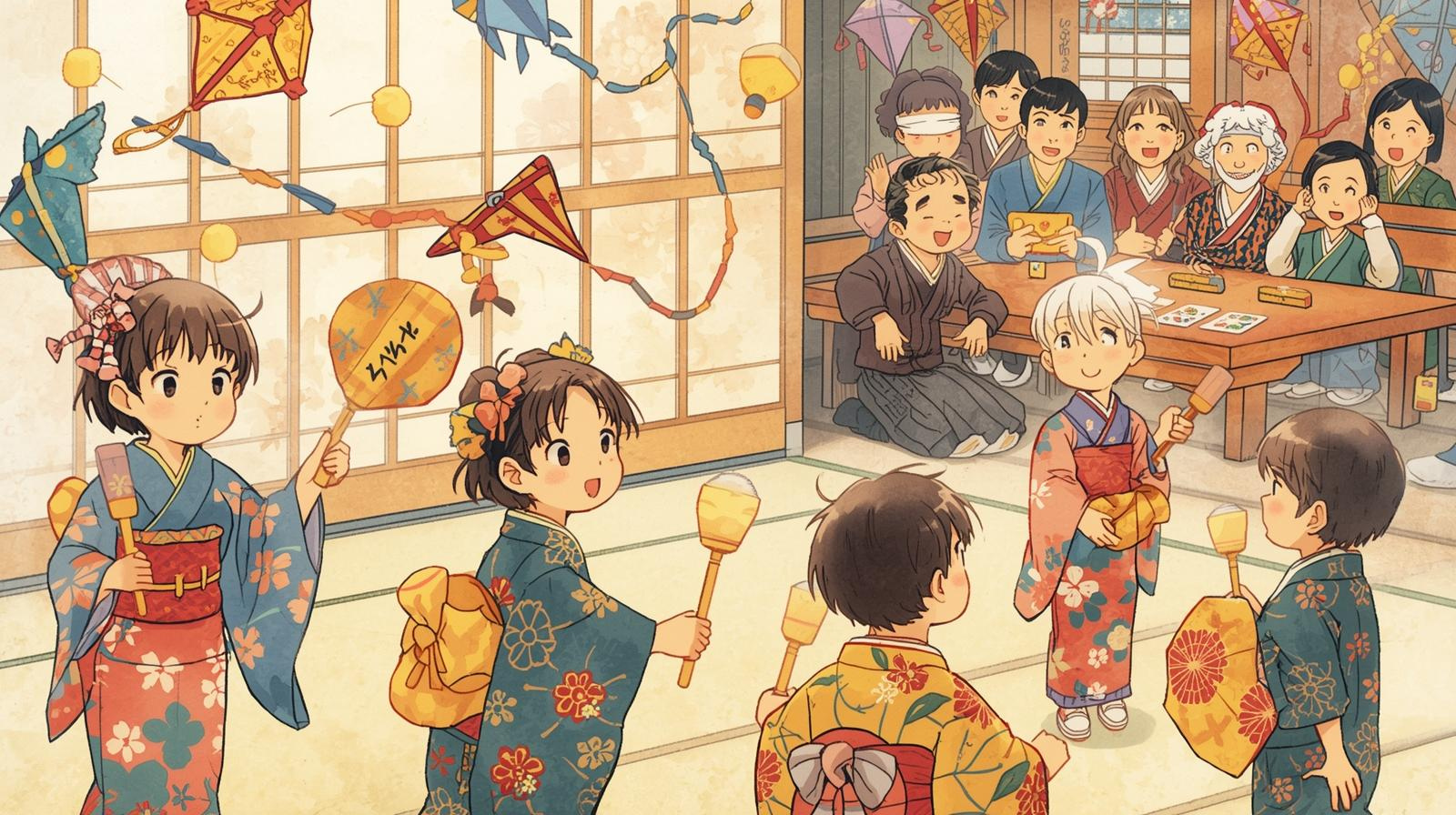 A cartoon of children in traditional clothing

AI-generated content may be incorrect.