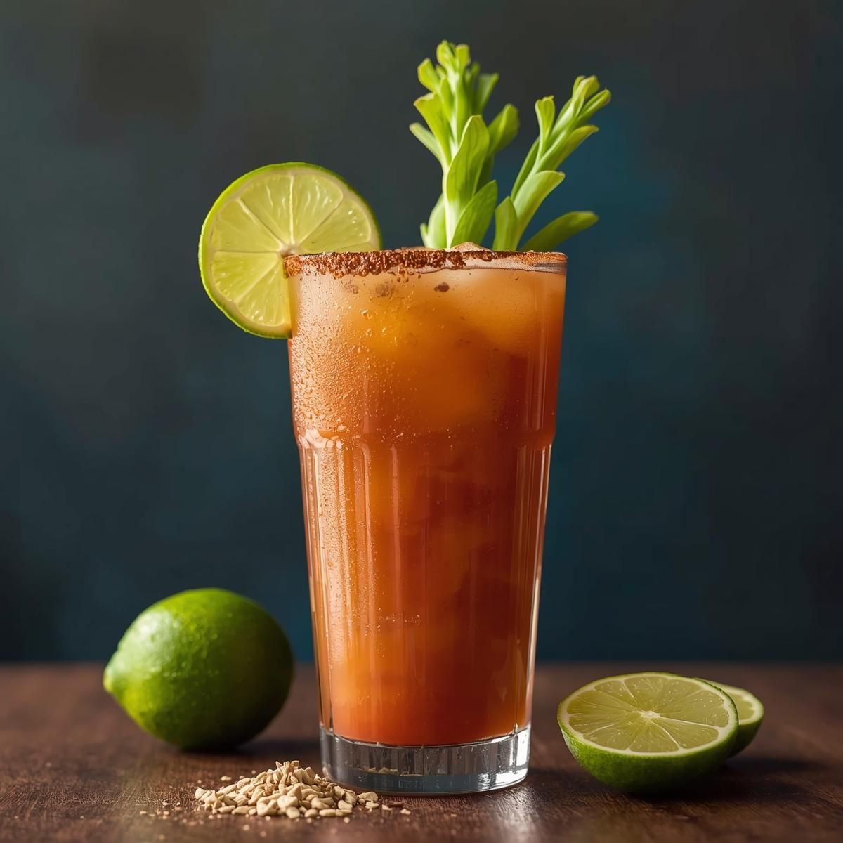 A glass of liquid with a lime and a green garnish

AI-generated content may be incorrect.