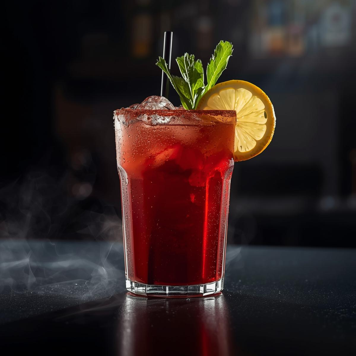 A glass with a drink and a lemon slice

AI-generated content may be incorrect.