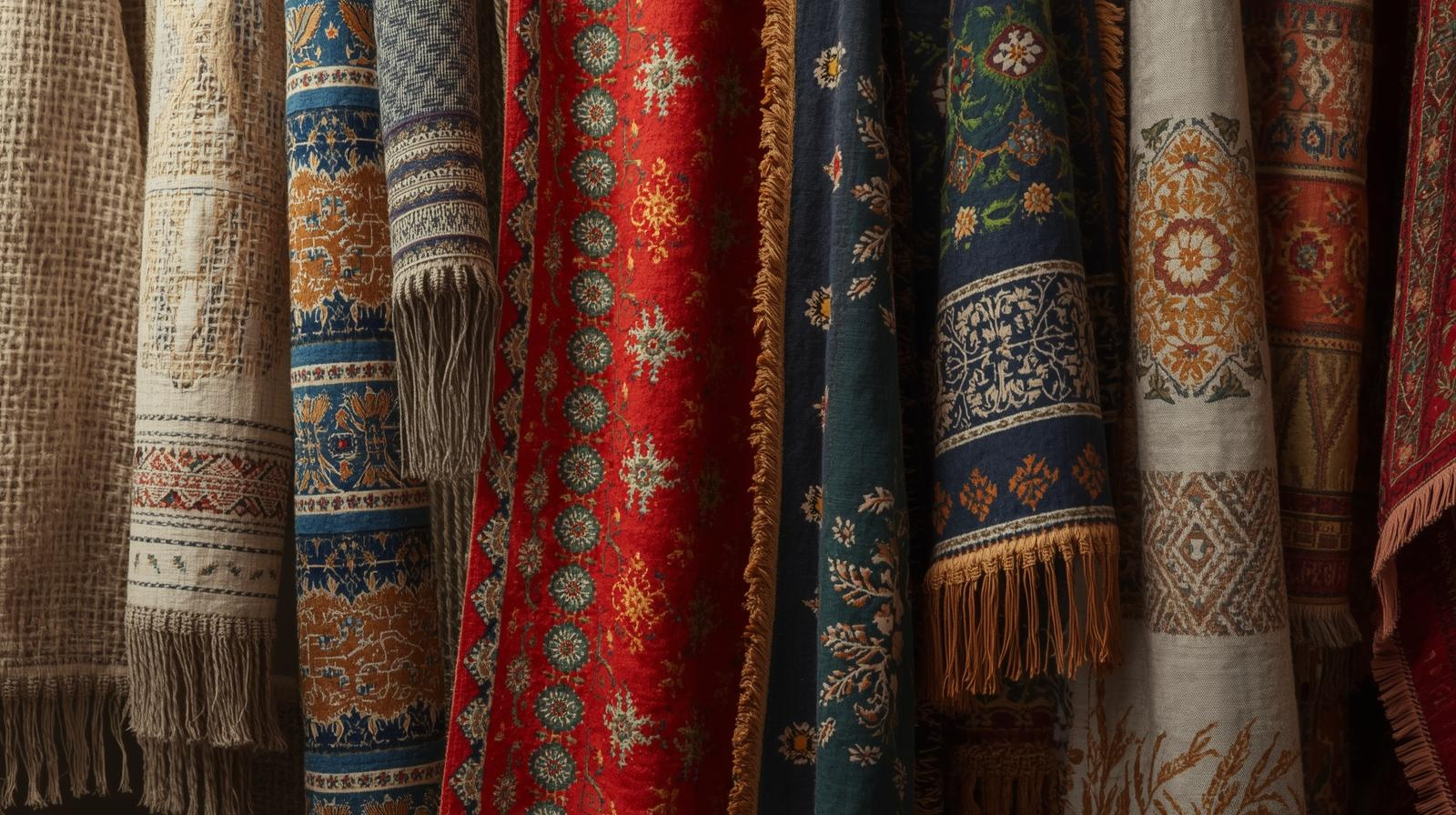 A group of colorful scarves

AI-generated content may be incorrect.